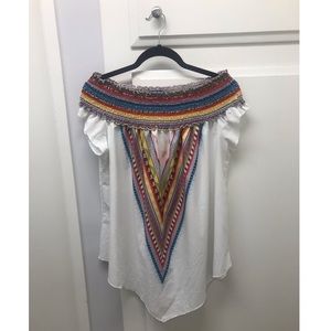 White Off The Shoulder Top